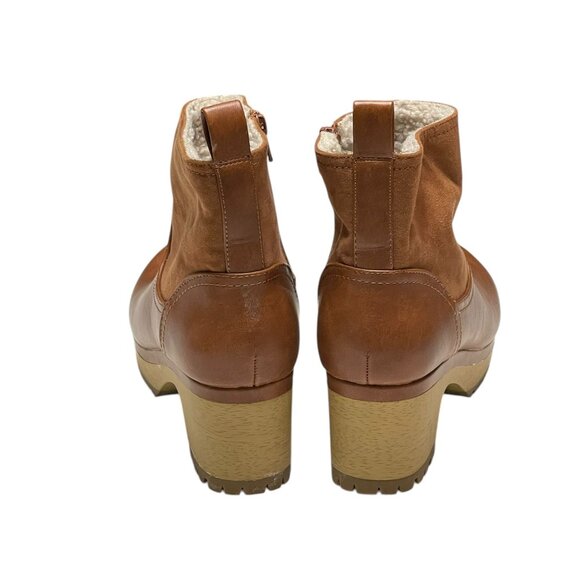 Universal Threads Womens Brown Retro Style Heels - Clog Boots - Size 8.5 - Picture 9 of 12